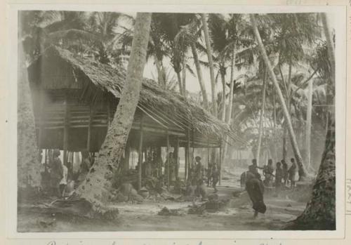 People prepare feast after mourning period