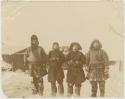 Men in winter clothing