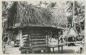 House, with children in background