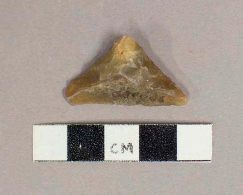 Stone trapezoid arrowhead