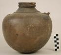 Murillo black pottery jar