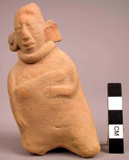 Terra cotta whistle, human form