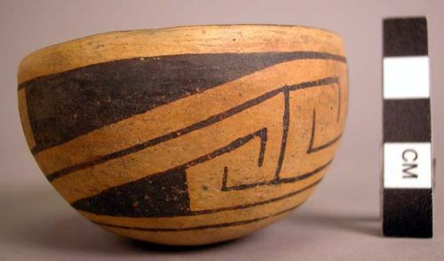 Bowl, decorated ware