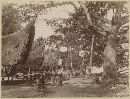 Engineering group, row of houses