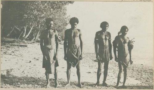 Men on beach