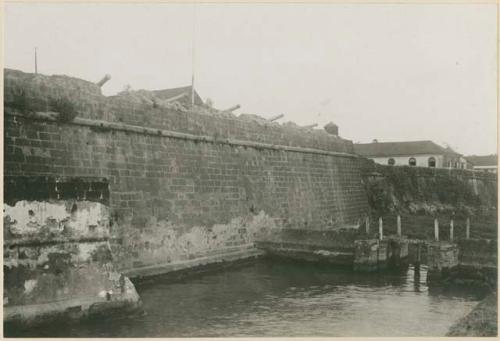 Entrance to moat and wall, Fort Santiago