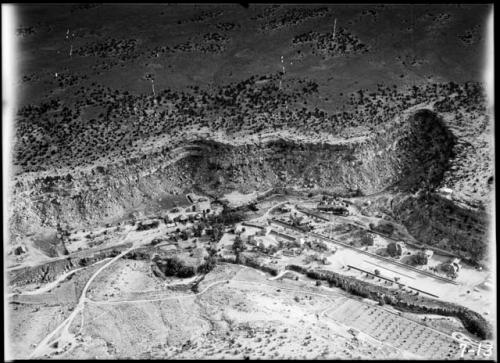 Awatovi aerial photo, Keams Canyon