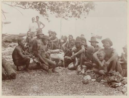 Group of men and boys from Uru