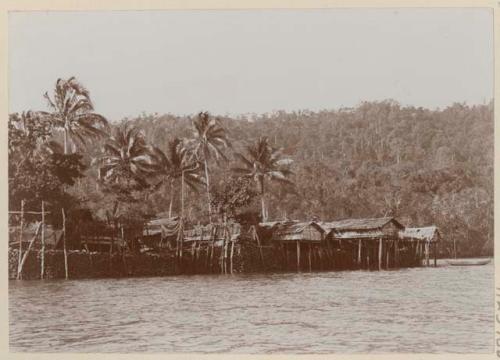 Food houses at men's landing place