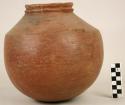 Piches Red on buff pottery jar