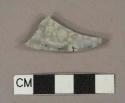 Gray salt-glazed stoneware vessel fragment, gray paste