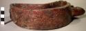 Red soapstone dish