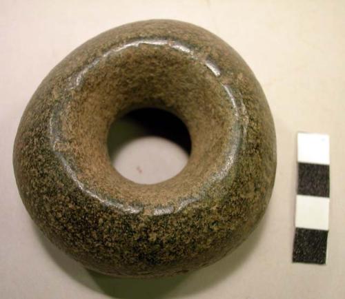 Doughnut shaped stone mace