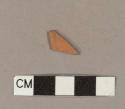 Redware body sherd, finish missing from both sides