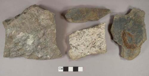 Non-cultural stone fragments