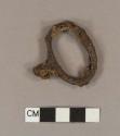 Iron oval-shaped handle fragment