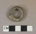 Metal alloy ring, possibly steel, possibly lamp part