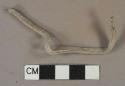 Lead alloy fragment, likely window seal