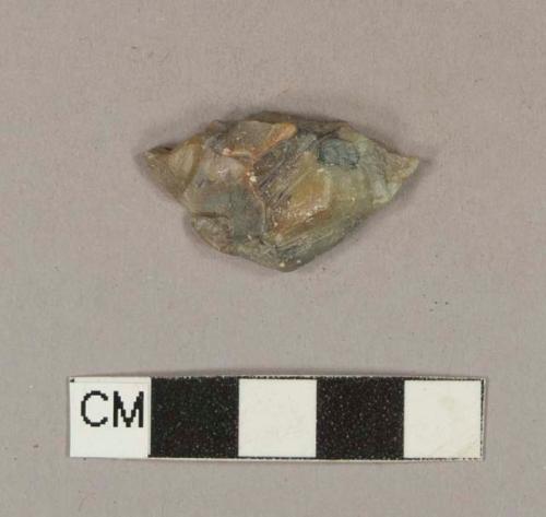 Worked soapstone fragment