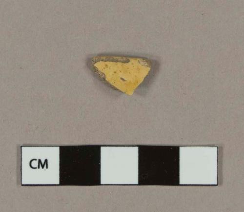 Staffordshire slipware rim sherd