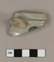 Westerwald-type stoneware rim sherd with handle attachment