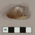 Brown slipped salt glaze stoneware body sherd