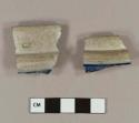 Westerwald-type stoneware rim sherds