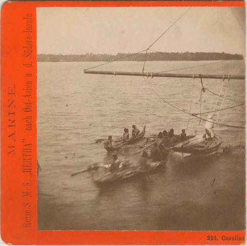 Group of people in boats