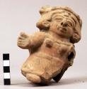 Large plain red ware figurine - fragmentary