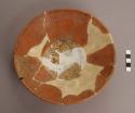 Ceramic polychrome dish