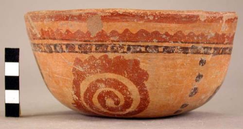 Fragment of polychrome vessel