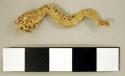 Gold ornament, Serpent small