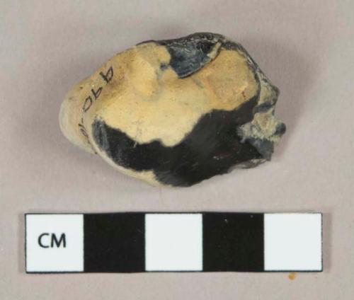 Black chert fragment