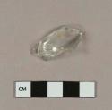 Aqua bottle glass base fragment