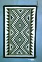 Two Grey Hills rug, stepped zigzag lines