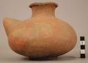 Red ware jar with narrow neck & out-flaring mouth
