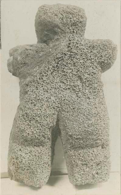 Stone anthropomorphic figure