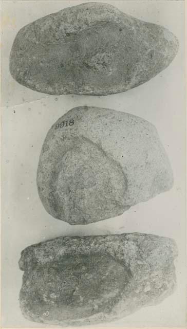 Three groundstone objects
