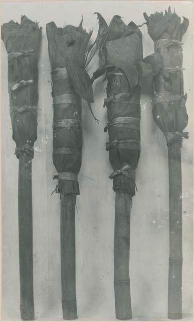 Torches used in religious ceremonies