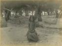 Girl and trees