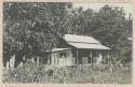 House, man in window