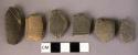 Fragments of pottery cup, probably profilated - exact shape undetermined - incom