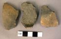 Fragments of pottery urn