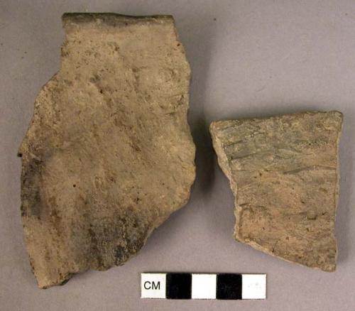 3 fragments of pottery storage jars