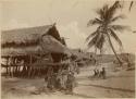 Main street of fishing village