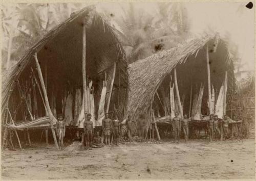 House for dancing, with masks inside