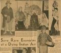 Newspaper article on collectors of Maya garments