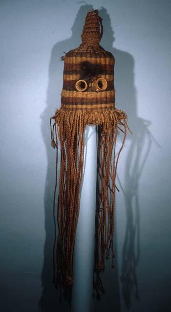 Circumcision mask made of woven rope