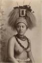 Portrait, Samoan chief, woman