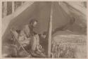 Men in tent